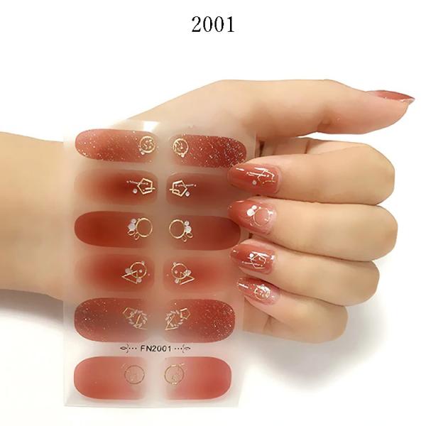 ネイル３Dシール　10指+予備2p ns3d_2001