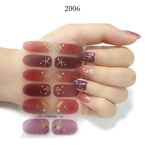 ネイル３Dシール　10指+予備2p ns3d_2006