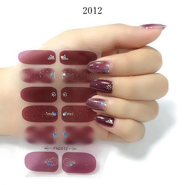 ネイル３Dシール　10指+予備2p ns3d_2012