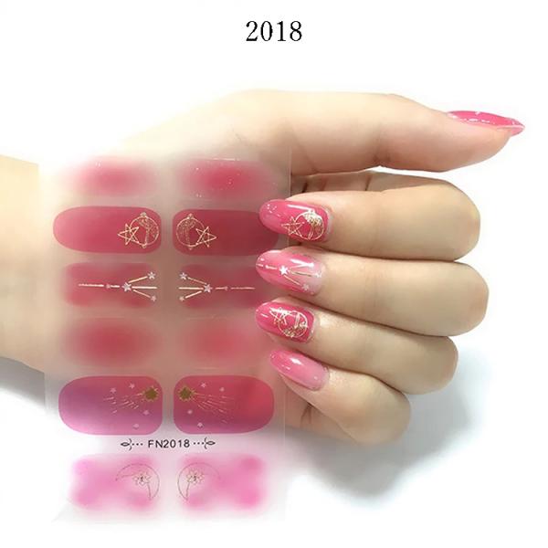 ネイル３Dシール　10指+予備2p ns3d_2018