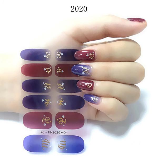 ネイル３Dシール　10指+予備2p ns3d_2020