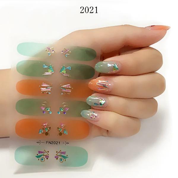 ネイル３Dシール　10指+予備2p ns3d_2021