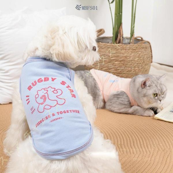 ペット服 犬服 春夏 Tシャツ 小型犬 中型犬 猫 服 通気性 薄手 夏用 ベスト ドッグウェア 洋...