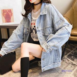 ダメージ加工 Gジャン レディース ゆったり ...の詳細画像2