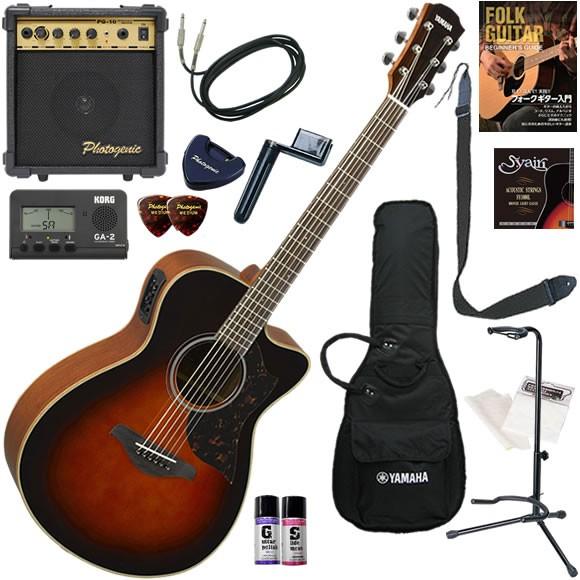 YAMAHA ヤマハ　AC1M/TBS エレアコ 初心者セット すぐに始められるスタンダード15点セ...
