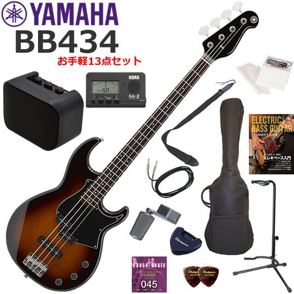 YAMAHA ヤマハ BB434/TBS エレキベース 初心者セット ミニアンプが入ったお手軽13点...