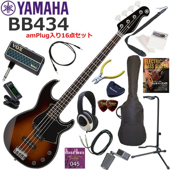 YAMAHA ヤマハ BB434/TBS  エレキベース 初心者セット ヘッドホン・ベース・アンプa...