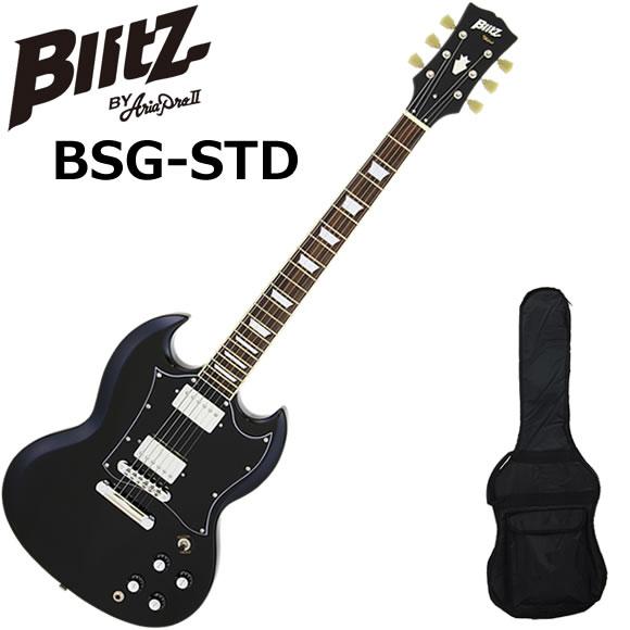 Blitz ブリッツ BSG-STD/BK エレキギター