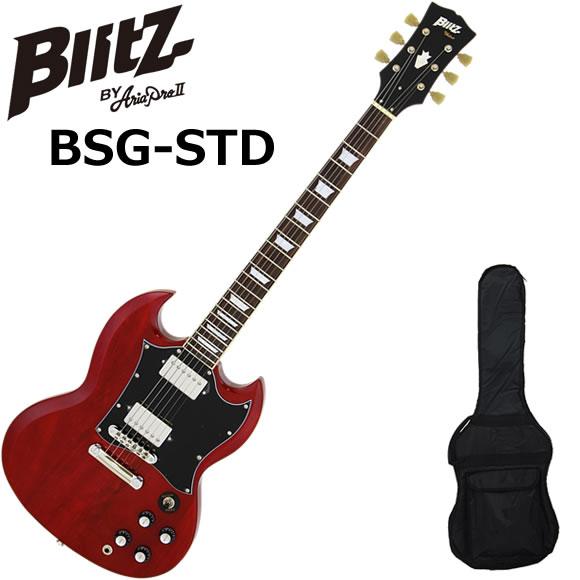 Blitz ブリッツ BSG-STD/WR エレキギター
