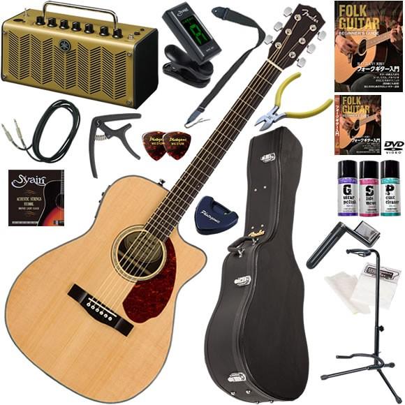 Fender フェンダー CC-140SCE/NAT　エレアコ 初心者セット レトロなデザインで多機...