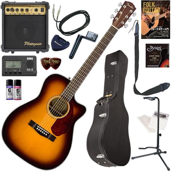 Fender フェンダー CC-140SCE/SB エレアコ 初心者セット すぐに始められるスタンダ...
