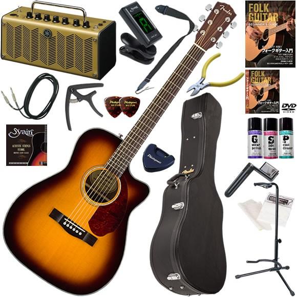 Fender フェンダー CC-140SCE/SB　エレアコ 初心者セット レトロなデザインで多機能...
