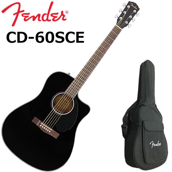 Fender フェンダー CD-60SCE/BLK エレアコ