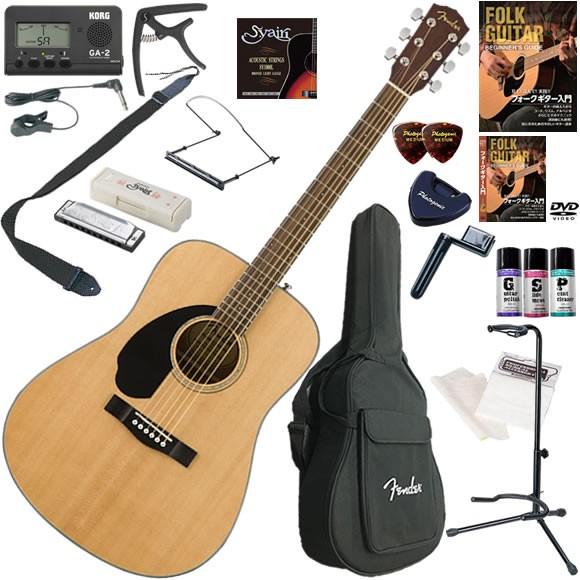 Fender フェンダー CD-60S LH 左利き用 アコースティックギター 初心者セット ハーモ...