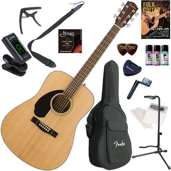 Fender フェンダー CD-60S LH 左利き用 アコースティックギター 初心者セット セット...