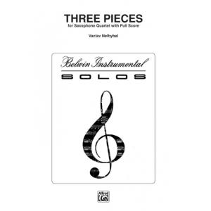 3つの小品 (ヴァーツラフ・ネリベル)　(サックス四重奏)【Three Pieces】｜mbfuna