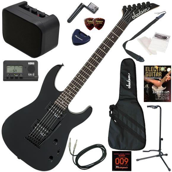 Jackson ジャクソン JS11/GBK エレキギター 初心者セット ミニアンプが入ったお手軽1...