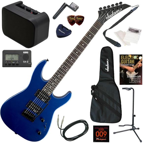 Jackson ジャクソン JS12/MBL エレキギター 初心者セット ミニアンプが入ったお手軽1...