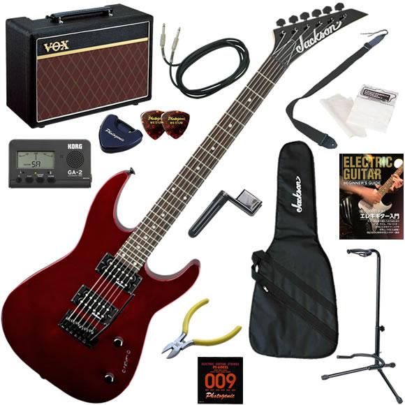 Jackson ジャクソン JS12/MRD  エレキギター 初心者セット 人気のVOX Pathf...