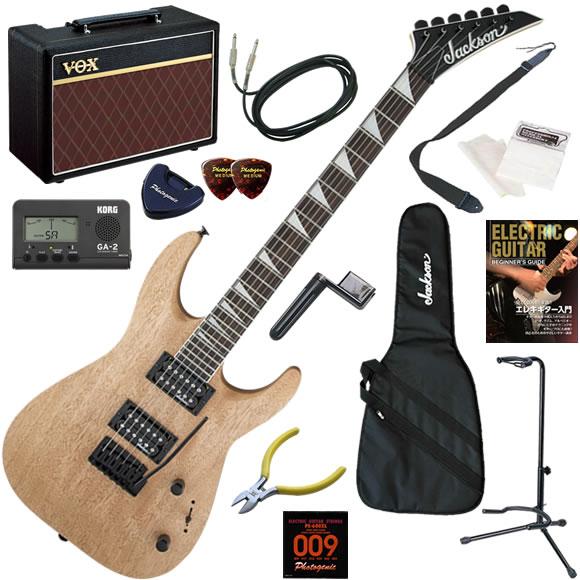 Jackson ジャクソン JS22 DKA/NAT  エレキギター 初心者セット 人気のVOX P...