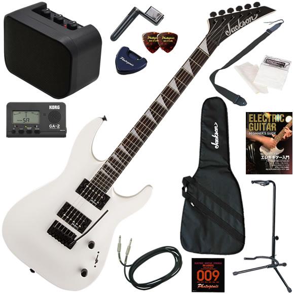 Jackson ジャクソン JS22 DKA/SW エレキギター 初心者セット ミニアンプが入ったお...