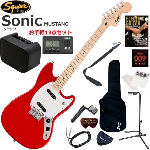 Squier スクワイヤー Squier Sonic Mustang/TOR エレキギター 初心者セ...