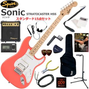 Squier スクワイヤー Squier Sonic Stratocaster HSS/BLK エレキギター