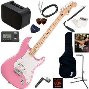 ギター始めたい方‼︎スクワイヤー　エレキギター　ミニアンプ等 Squier by Fender Mini Stratocaster エレキギター初心者14点セット