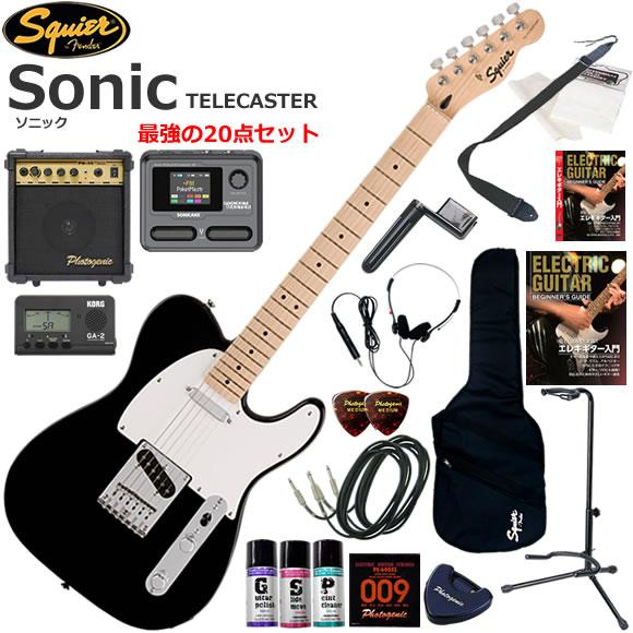 Squier スクワイヤー Squier Sonic Telecaster/BLK エレキギター 初...