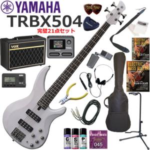 YAMAHA エレキベース TRBX504 TBR 専用ケース付き YAMAHA（ヤマハ） TRBX504/TBR エレキベース 初心者セット VOX