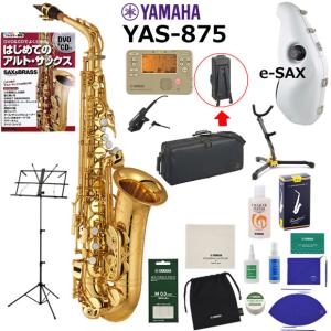 サックス 初心者 入門セット YAMAHA ヤマハ アルトサックス YAS-875 e-SAX付きセット｜mbfuna