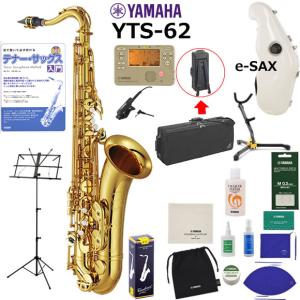 サックス 初心者 入門セット YAMAHA ヤマハ テナーサックス YTS-62 e-SAX付きセット