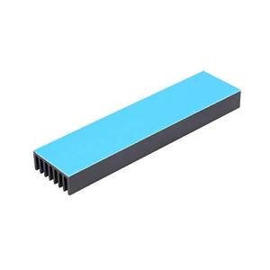 2個 ヒートシンク 100 x 25 x 10 mm + 熱伝導テープ LEDなどの電子製品の放熱に使用されます