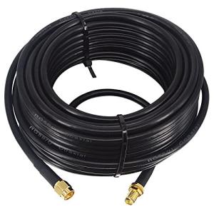 BOOBRIE RP-SMA 延長 ケーブル 10M RPSMAオス-RPSMAメス RG58/U RPSMA同軸ケーブル 防犯カメラ/FPVアンテナ