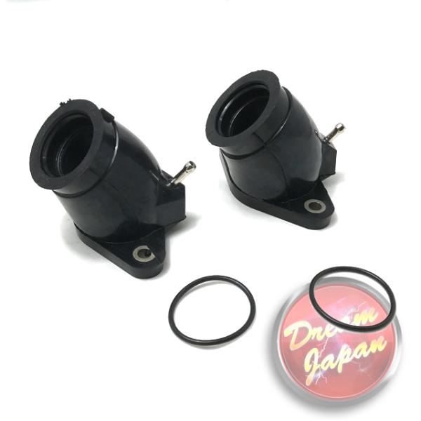 【互換品】 ドラッグスター400 インテークマニホールド/インマニ/前後セット/Ｏリング付き/ DS...