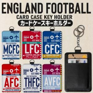 CARD CASE - ENGLAND AIR TICKET  グッズ カード 財布 カードケース キーホルダー キーチェーン サッカー チーム  iPhone ケース プレミアリーグ｜mcase