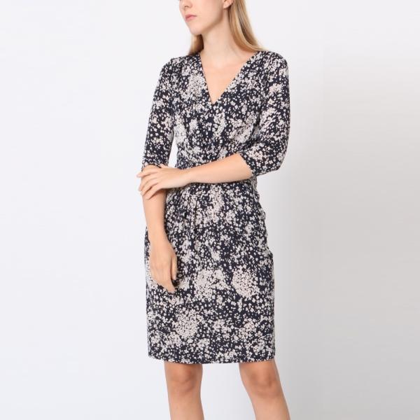 Revd'elle no.131 フランス製 パリ ジャージーワンピース  7分袖 2021-202...