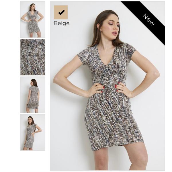 Revd'elle no.142 フランス製 パリ ジャージーワンピース  半袖 2022年