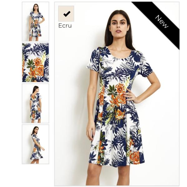 Revd'elle no.144 フランス製 パリ ジャージーワンピース  半袖 2022年