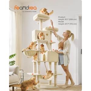 Feandrea Cat Tree, 81.1...の詳細画像4