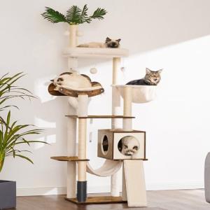 Hebly Wood Cat Tree for...の詳細画像4