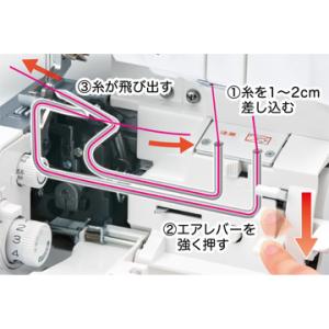 ロックミシン 衣縫人 BL57EXS ベビーロ...の詳細画像1