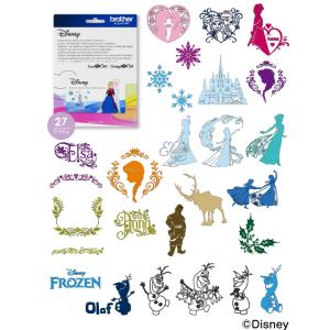ブラザー スキャンカット アナと雪の女王 ホームデコパターンコレクション１ CADSNP04 SDX...