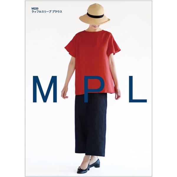 型紙 パターン ラッフルスリーブブラウス M220 Mパターン研究所  サンプランニング 大人 子供...