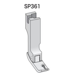 右片細自由押え SP361 SUISEI スイセイ ジッパー・ファスナー用押え金 細幅 押金 工業用ミシン用 スイセイ 押さえ｜mcff