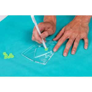 ステッチラインディスクセット（8個セット） パッチワーク ペーパークラフト キルト ソーイング 手芸...