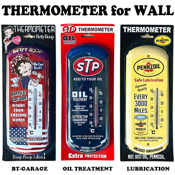 ペンズオイル　BETTY BOOP STP 温度計　PENNZOIL ガレージ　ハーレー　チョッパー...