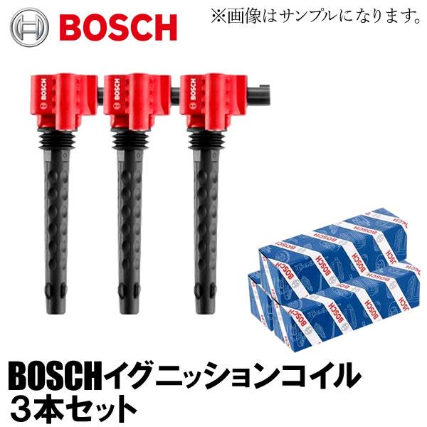 BOSCH イグニッションコイル 3本セット ダイハツ タント L350S L360S 90048-...