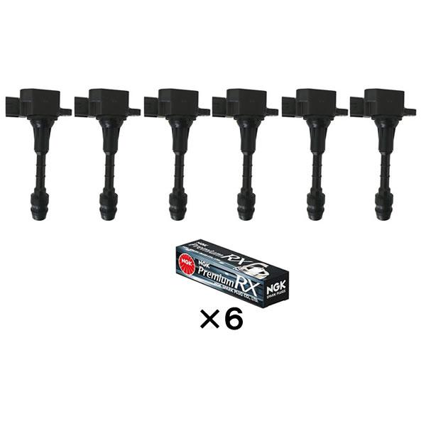 フェアレディZ HZ33 Z33 イグニッションコイル&amp;NGK RXプラグ LFR5ARX-11P ...