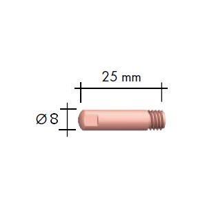 BINZEL MB15トーチ用チップ Φ 0.8 (mm)  10pcs.（2-1459）